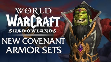 NEW Covenant Armor Sets Coming in Patch 9.1 - In-Game Preview | Shadowlands