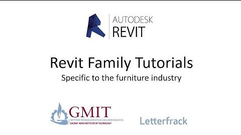 Revit Family Tutorials - Hosted Family   Part 1