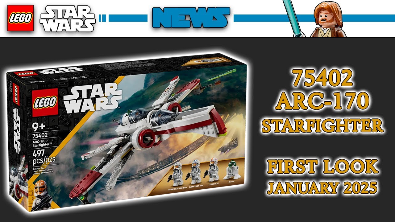 LEGO Star Wars 75402 ARC-170 Starfighter Set REVEALED - LEGO Star