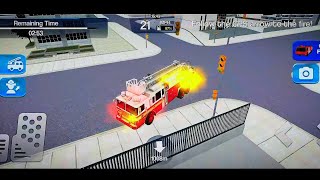 911 Emergency Firefighter Fire Truck Rescue Simulator 3D - Android GamePlay screenshot 1