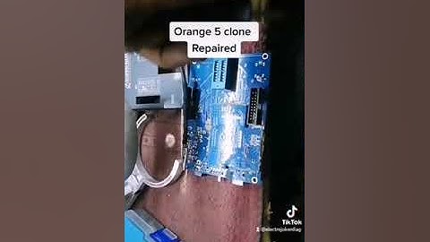 Orange 5 programmer clone Repaired with success