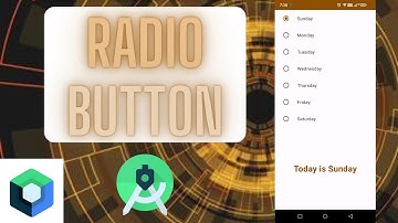 Radio Button In Android Studio Jetpack Compose | Radio Button | Jetpack Compose