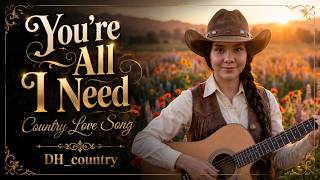 You're All I Need _ Country Love Song ( Female Vocal ) DH_country | Country Lyric Music Video
