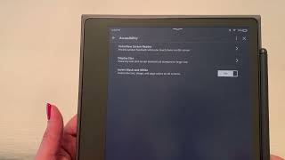 Amazon Kindle Scribe: How to Invert Black and White/Change Display Colors screenshot 3