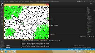 Simple grid pathfinding in v programing language (using dijkstra and have avoidance) part 3