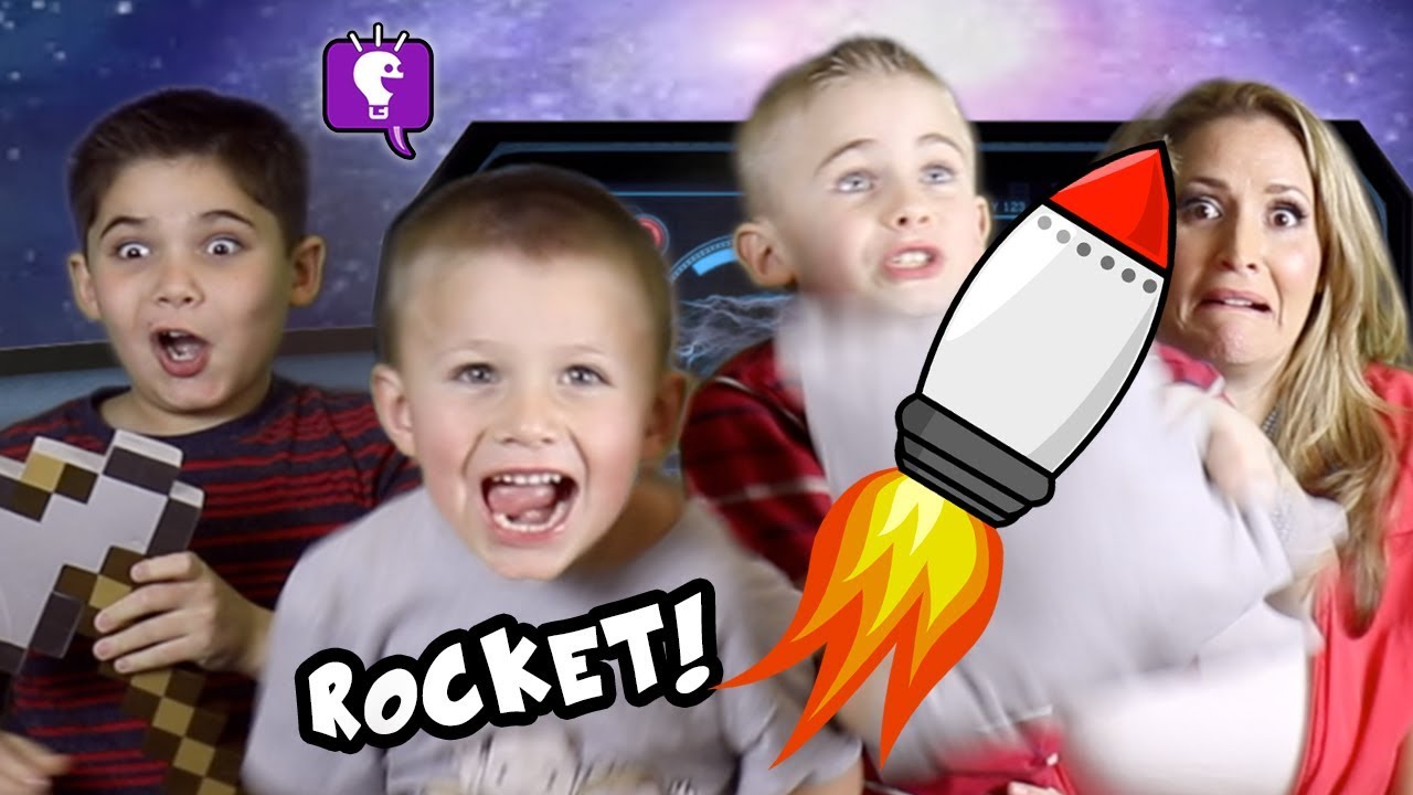 surprises ideas for boyfriend We FLY a SPACESHIP! Video Game FLY.io Computer App with HobbyKidsTV