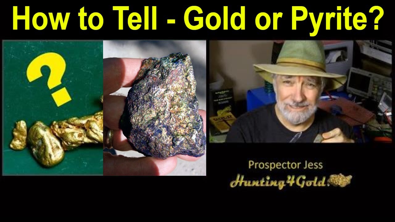 How to tell if its gold or pyrite? (fools gold test) - YouTube