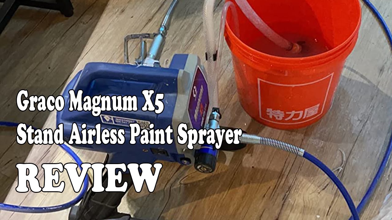 Review Graco Magnum X5 Stand Airless Paint Sprayer 2021 YouTube