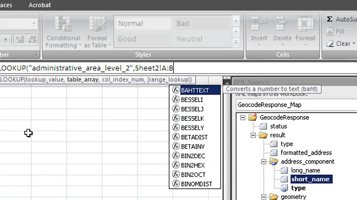 Excel VBA - Easily parse XML data from a file or website using XML Maps