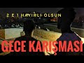 GECE KARIŞMASI. İSMAİL'İN DAMI.#şanlıurfafilogüvercinleri