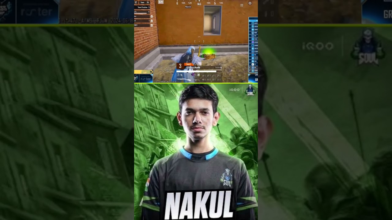 Shotgun 1v4 🤯 Clutch IQOOSOUL ManYa 🔥! 