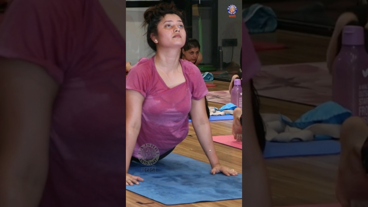 Prajakta Mali | Yoga Day Special 🧘| #internationalyogaday #prajaktamali #rajshrimarathishowbuz