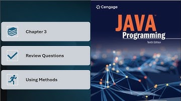 Java Programming Chapter 3 Study Guide, Using Methods.