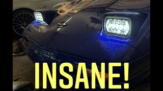 INSANE! LED HEADLIGHTS FOR C4 CORVETTE!