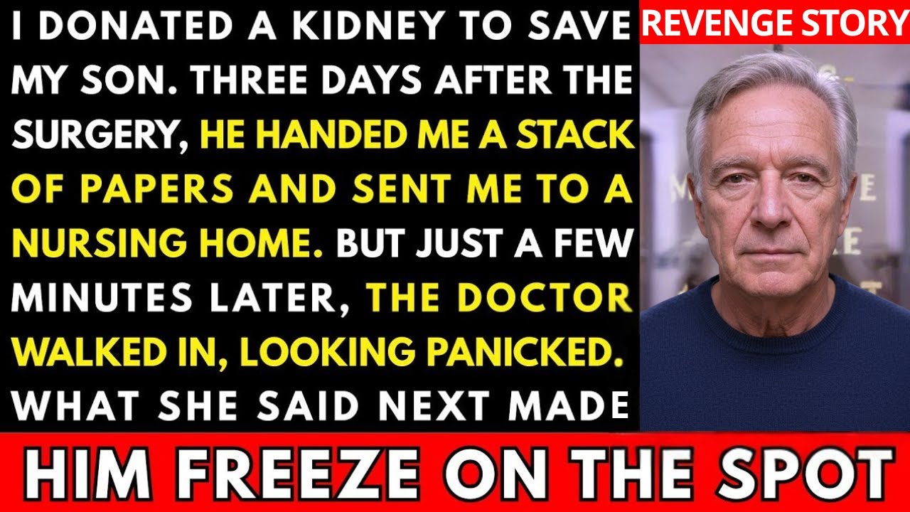 I Donated My Kidney To My Son. Three Days Later, He Kicked Me Out Of The House. But The Doctor Said…