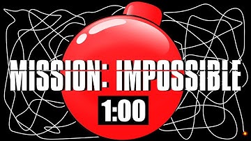 1 Minute Timer Bomb [MISSION IMPOSSIBLE] 💣