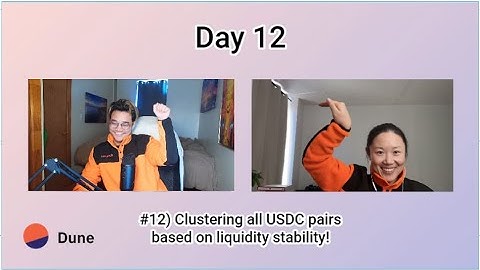 Day 12: Clustering all USDC Uniswap v2 Pairs based on liquidity stability