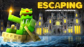 How I Escaped an Underground Minecraft Civilization...