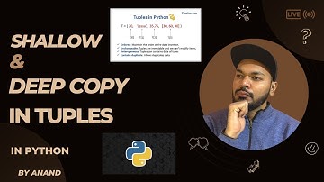 Shallow and deep copies in tuples in python #tuples #shallowcopy #deepcopy #python