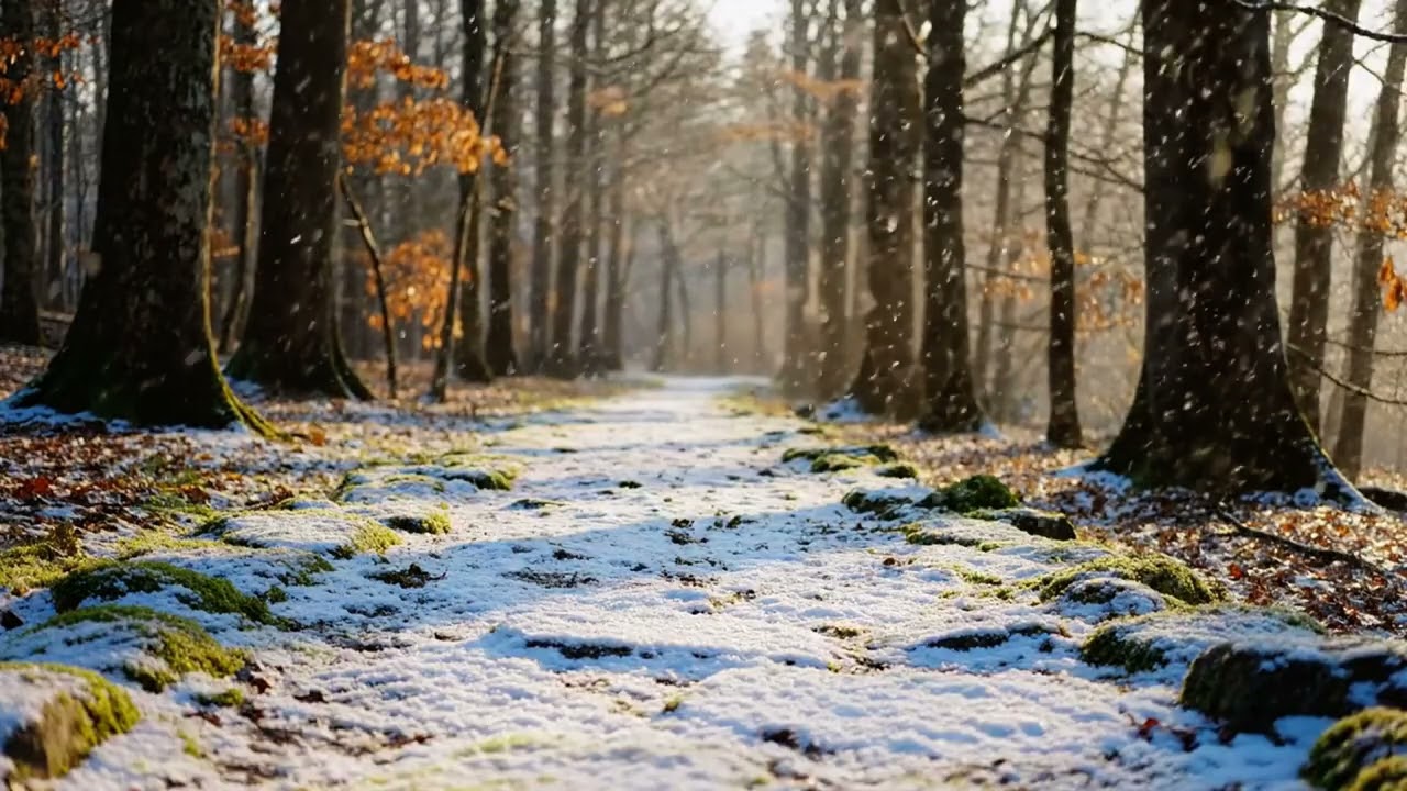 Peaceful Medieval Snow Music | Relaxing Fantasy & Sleep