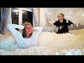 I Filled Mom's Room with 1,000,000 Packing Peanuts... *Gone Too Far*