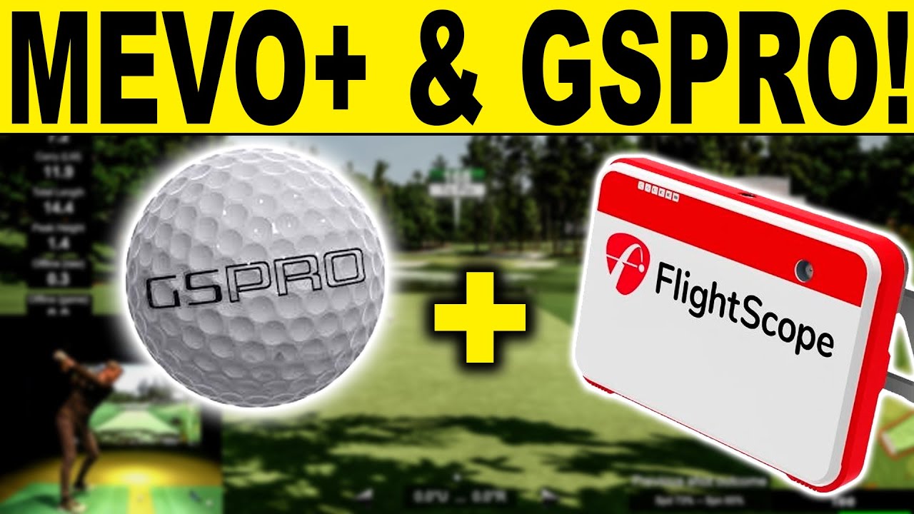 Flightscope Mevo Plus and GSPro Golf Simulator Software! FIRST LOOK and REVIEW 