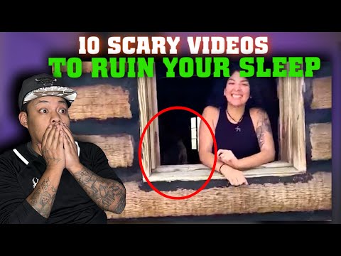 10 SCARY Videos to RUIN Your SLEEP! (REACTION)