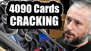 We received 19 cracked 4090 Cards for repair  Who's to Blame ?