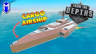 From The Depths - Building The Cargo Hauling Airship - Quest For Neter FTD Campaign