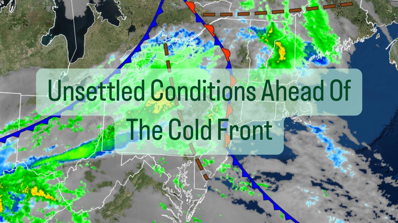 Unsettled Conditions Ahead Of The Cold Front - YouTube