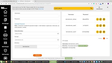 How to Create FTP Accounts in the OVIPanel