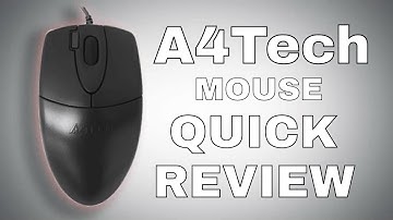 A4Tech OP-620D 2x click Mouse | QUICK REVIEW
