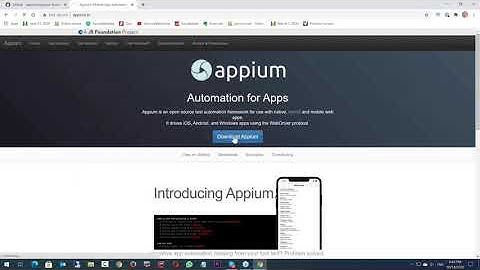 Automation of mobile apps testing - an introduction