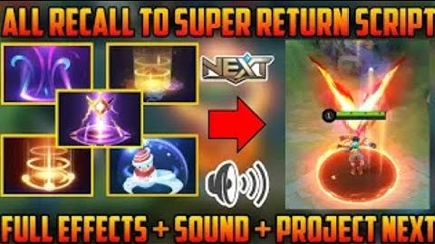 SUPER RETURN RECALL SCRIPT MLBB SCRIPT!