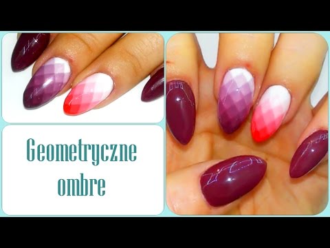 Geometryczne Ombre Nail Art | AsiaNail