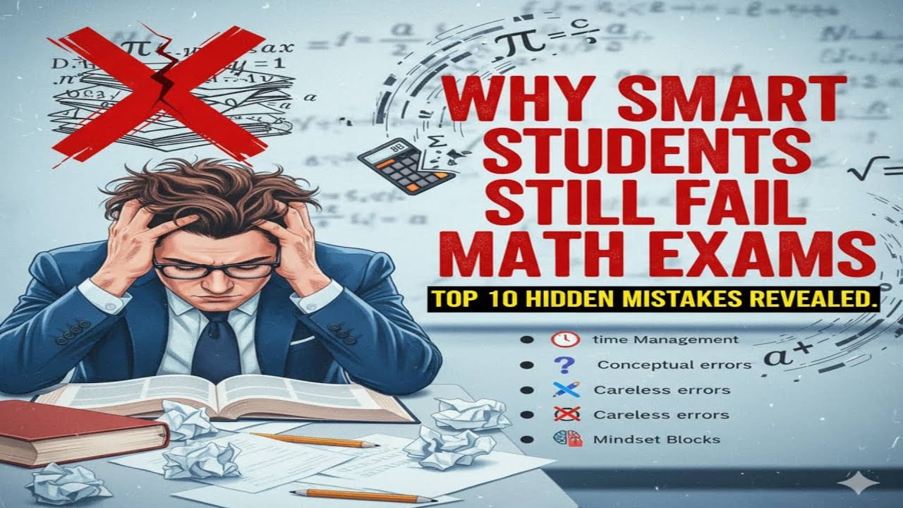 Fail The Math Test Why Smart Students Still Fail Math Exams | Top 10 Hidden Mistakes ...