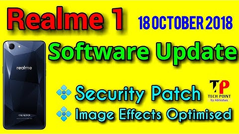 Realme 1 Software Update 18 October || Image Effects Optimised🔥🔥