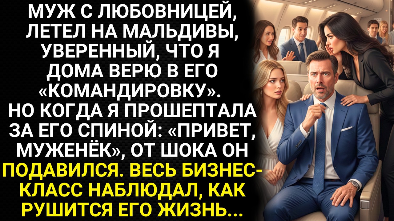 Муж летит на Мальдивы с любовницей в бизнесе. Но он не знает еще, что я сижу прямо за его спиной...