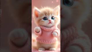 可愛いく歌う猫ちゃん #CAT #Catsong #catsinging#AIcat