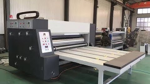 QHFP80-1426C chain feeder one color printer slotter machine/caton box flexo printer slotter