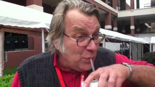 Dave Cloud Takes A Break During The Wolf Knife Premiere