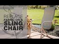 How to Replace Fabric on a Patio Sling Chair