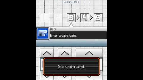 NINTENDO DS - WII BIOS STARTUP 1ST TIME
