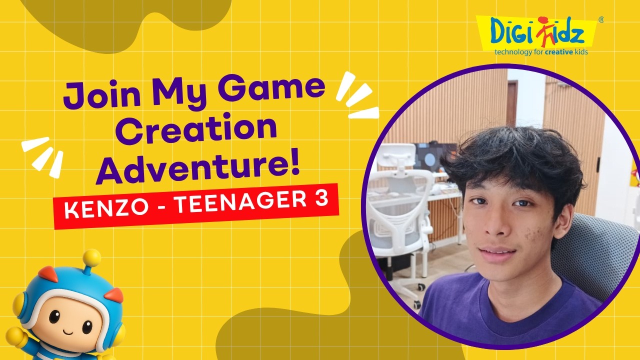 🚀 Kenzo Creates His First Game Layout in Construct 3 | DIGIKIDZ - YouTube
