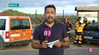 L’incedi de Cala Saona continua actiu