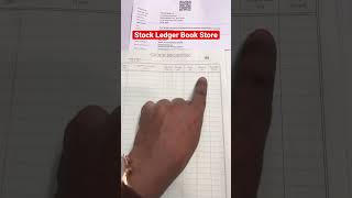 Stock Ledger Book Store.