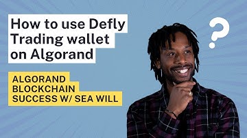 Defly Trading Wallet | How to set up a digital wallet w/ Sea Will