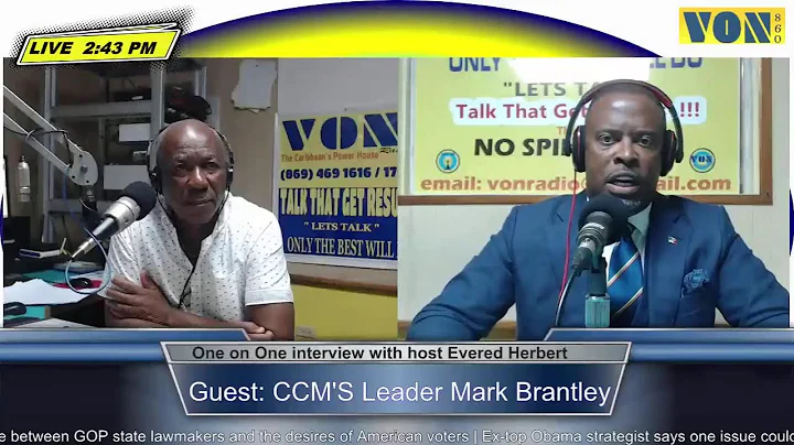 One on One interview with host Evered "Webbo" Herb...