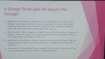 Pohor Blog 01 Investigates Is Google Drive Secure for VDR File Storage