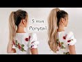 HOW TO: 5 min Big Ponytail | Easy Hairstyle Tutorial
